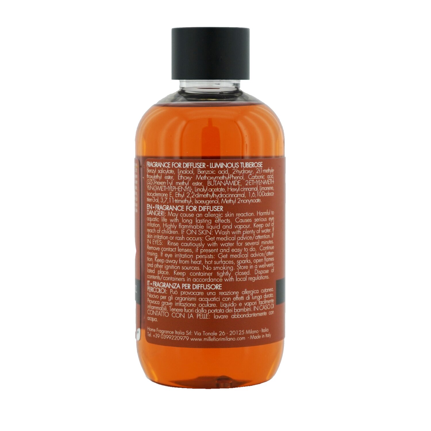 Millefiori Natural Fragrance Diffuser Refill - Luminous Tuberose 250ml/8.45oz