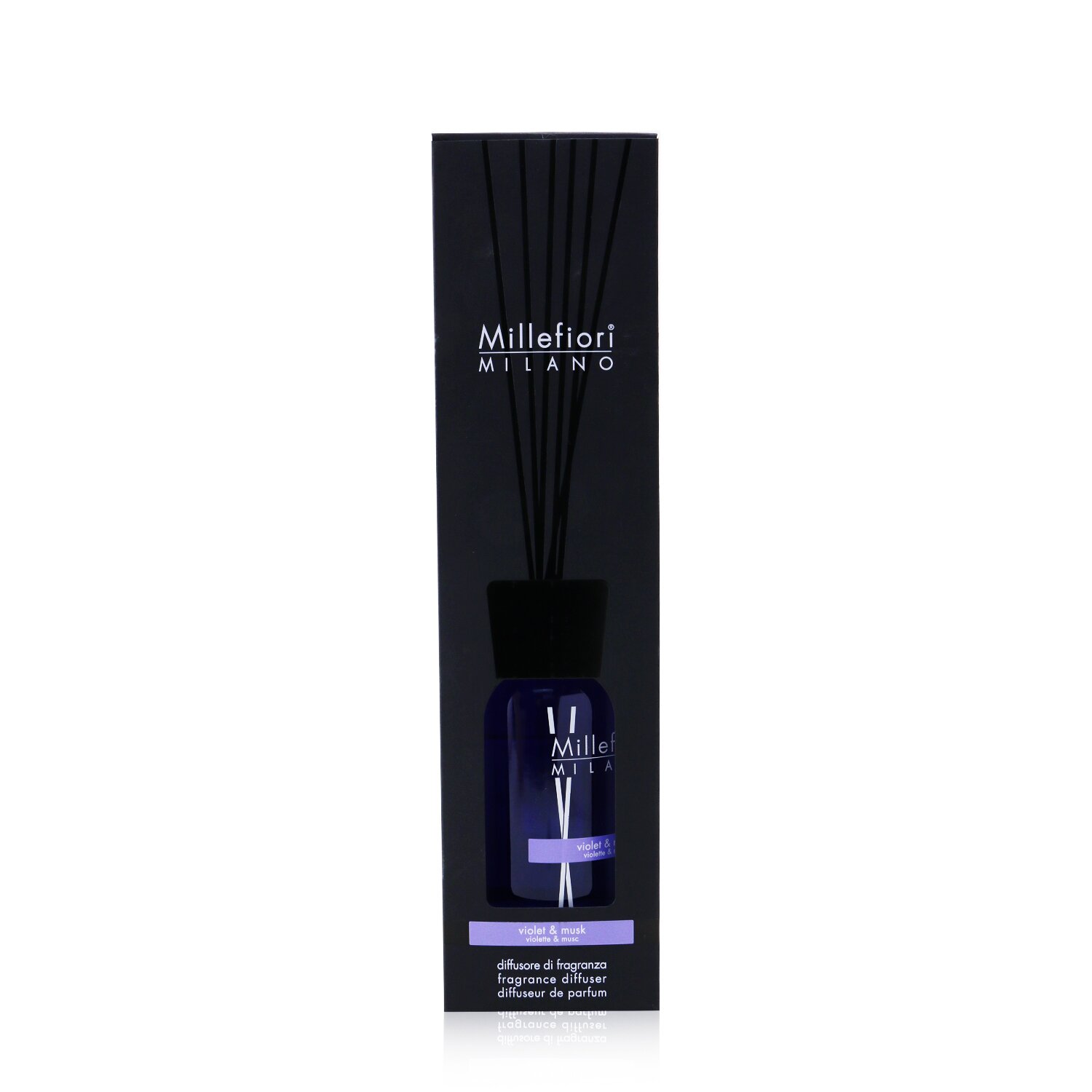 Millefiori Natural Fragrance Diffuser - Violet & Musk 500ml/16.9oz