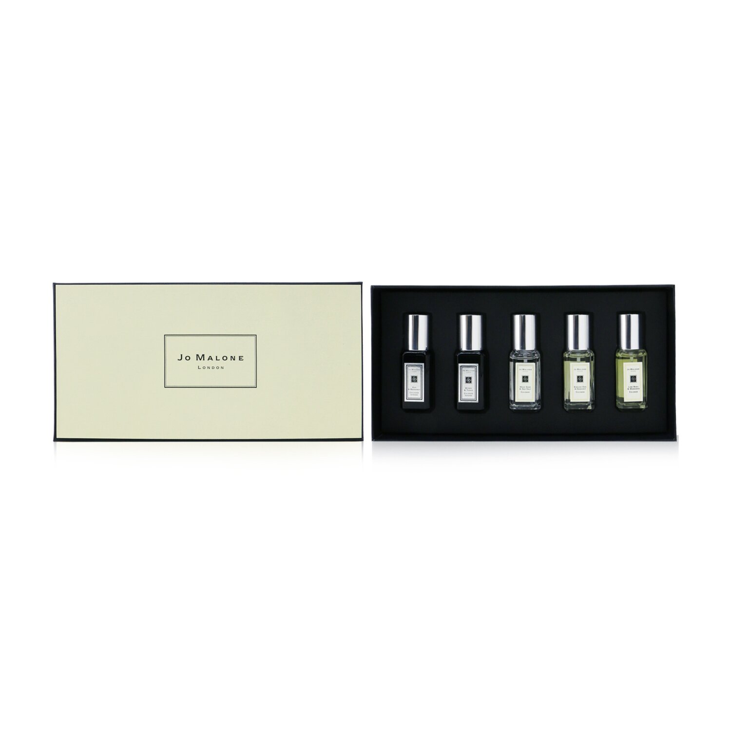Jo Malone Men's Cologne Collection: Lime Basil & Mandarin, English Oak & Hazelnut, Wood Sage & Sea Salt, Myrrh & Tonka, Oud & Bergamot 5x9ml/0.3oz