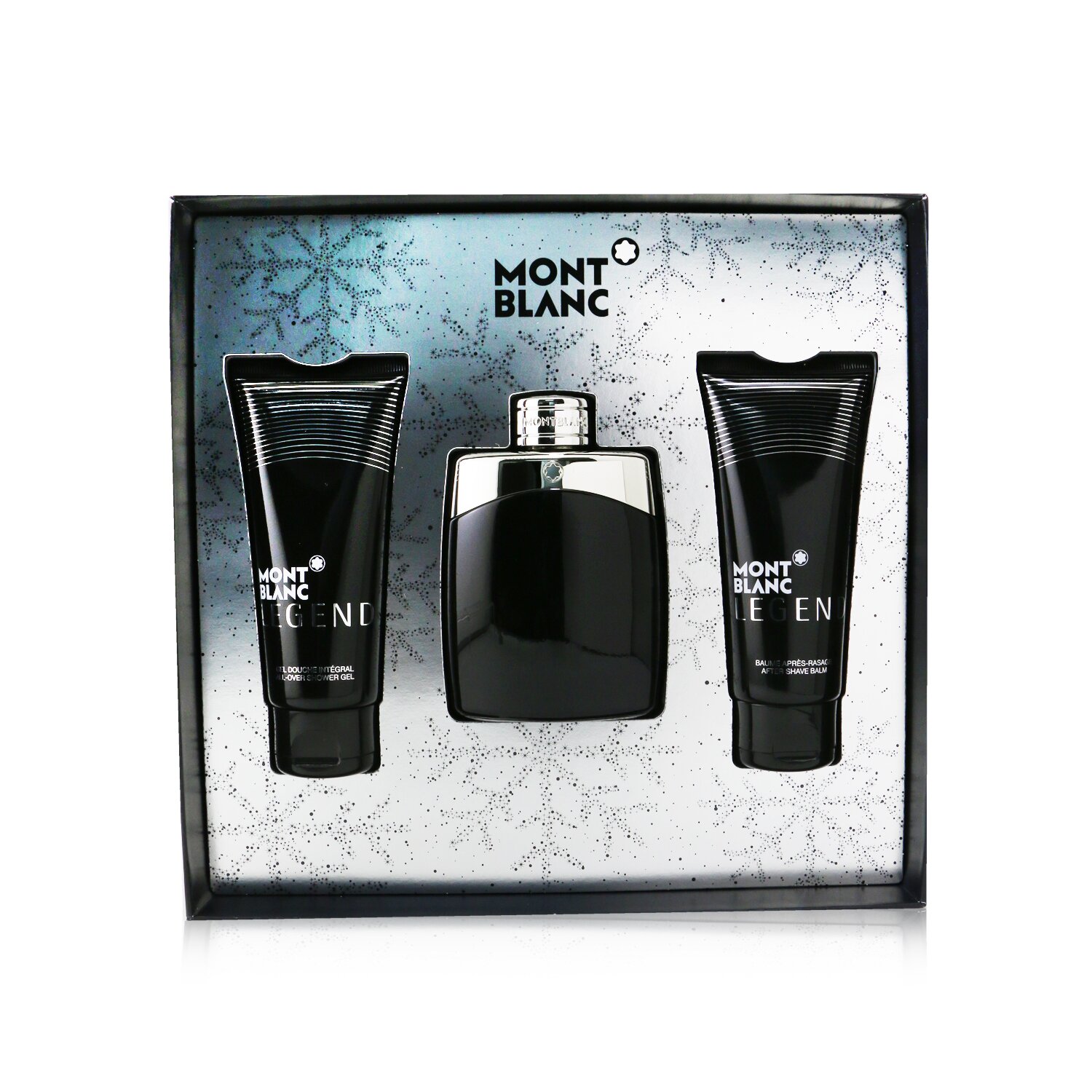 Montblanc Legend Coffret: Eau De Toilette Spray 100ml/3.3oz + After Shave Balm 100ml/3.3oz + All-Over Shower Gel 100ml/3.3oz 3pcs