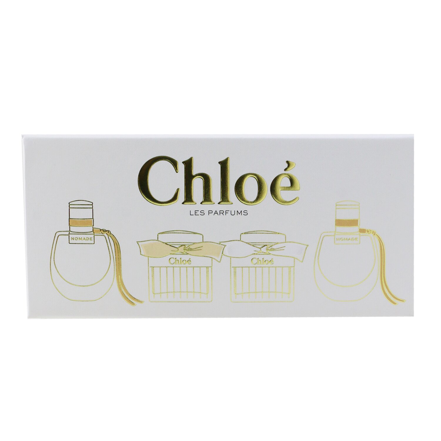 Chloe Miniature Coffret: 2x Nomade Eau De Parfum, Chloe Eau De Toilette, Chloe Eau De Parfum 4x5ml/0.17oz