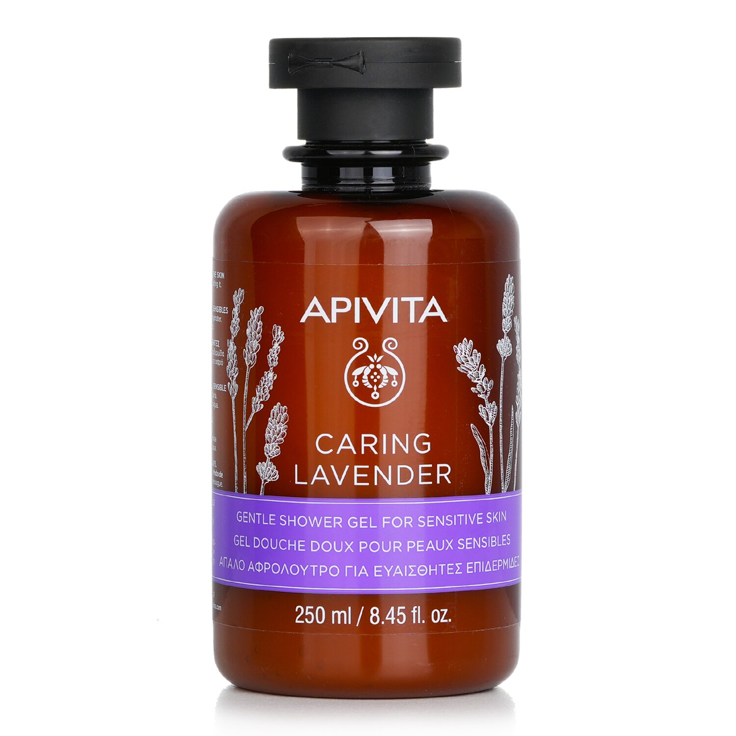 Apivita แคร์ริ่ง ลาเวนเดอร์ เจนเทิล ชาวเวอร์ เจล สำหรับผิวบอบบาง 250ml/8.45oz