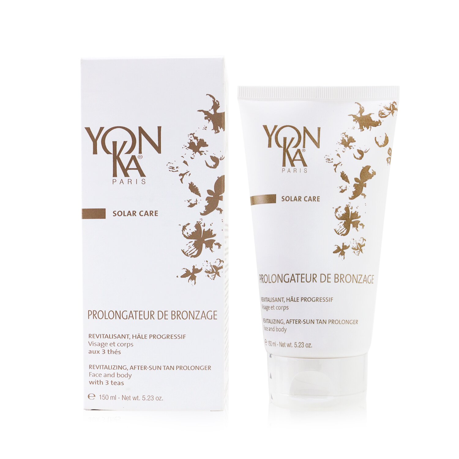 Yonka Solar Care Revitalizing, After-Sun Tan Prolonger With 3 Teas - Face & Body (Box Slightly Damaged) 150ml/5.23oz