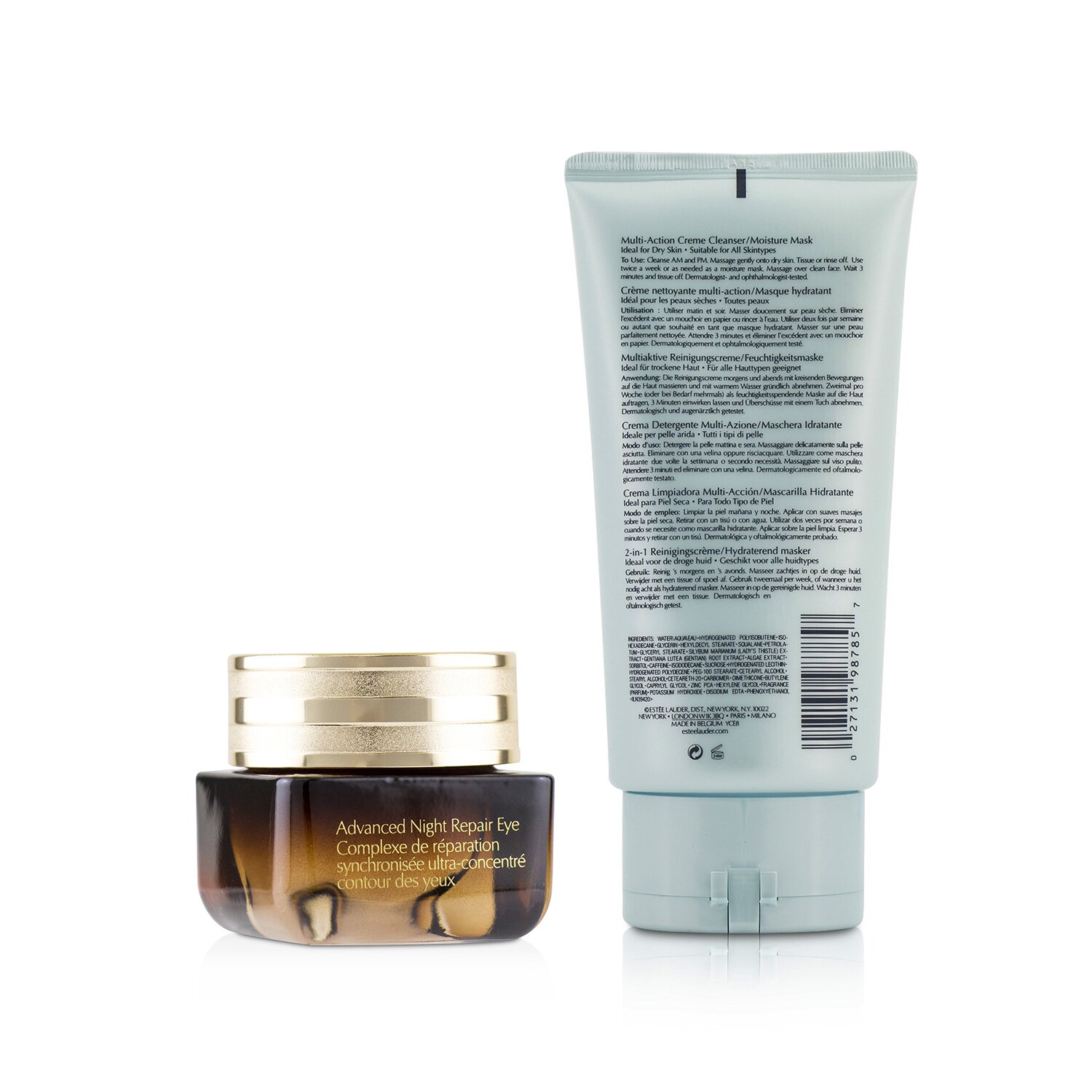 Estee Lauder Advanced Night Repair Eye Supercharged Complex 15ml + Perfectly Clean Multi-Action Creme Cleanser/ Moisture Mask 150ml - צמד קלינסר וקרם עיניים 2pcs