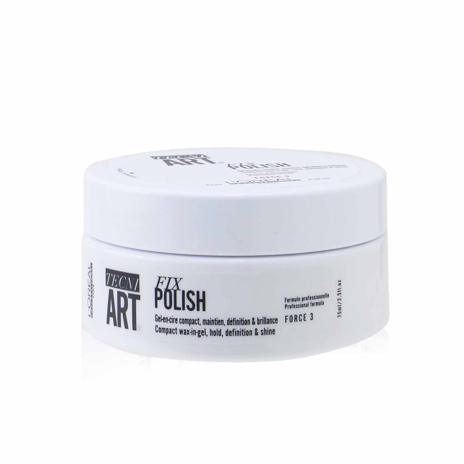 L'Oreal Professionnel Tecni.Art Fix Polish (Compact Wax-in-Gel, Hold, Definition & Shine - Force 3) 75ml/2.5oz
