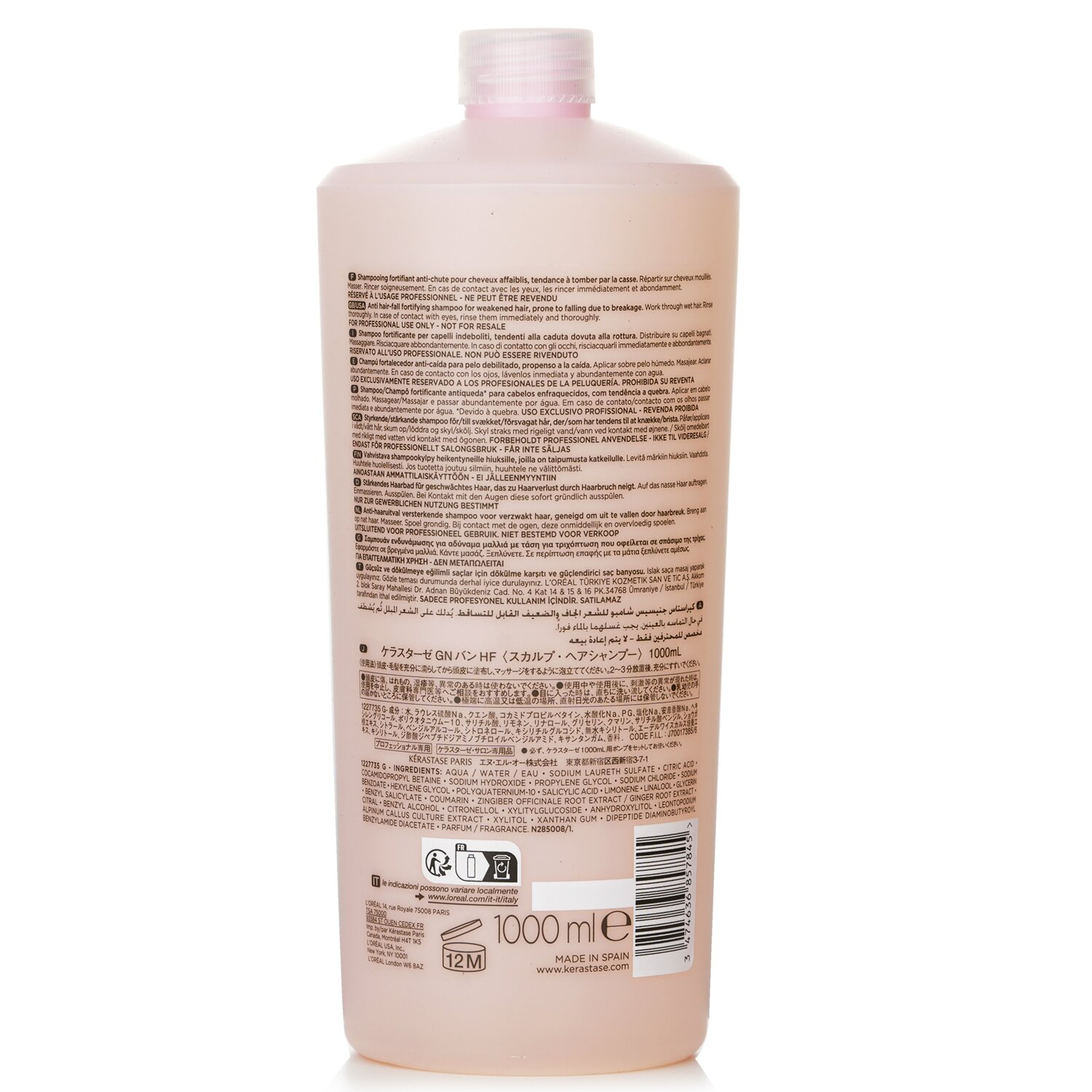 Kerastase Genesis Bain Hydra-Fortifiant Anti Hair-Fall Fortifying Shampoo (Weakened Hair, Prone To Falling Due To Breakage) 1000ml/34oz