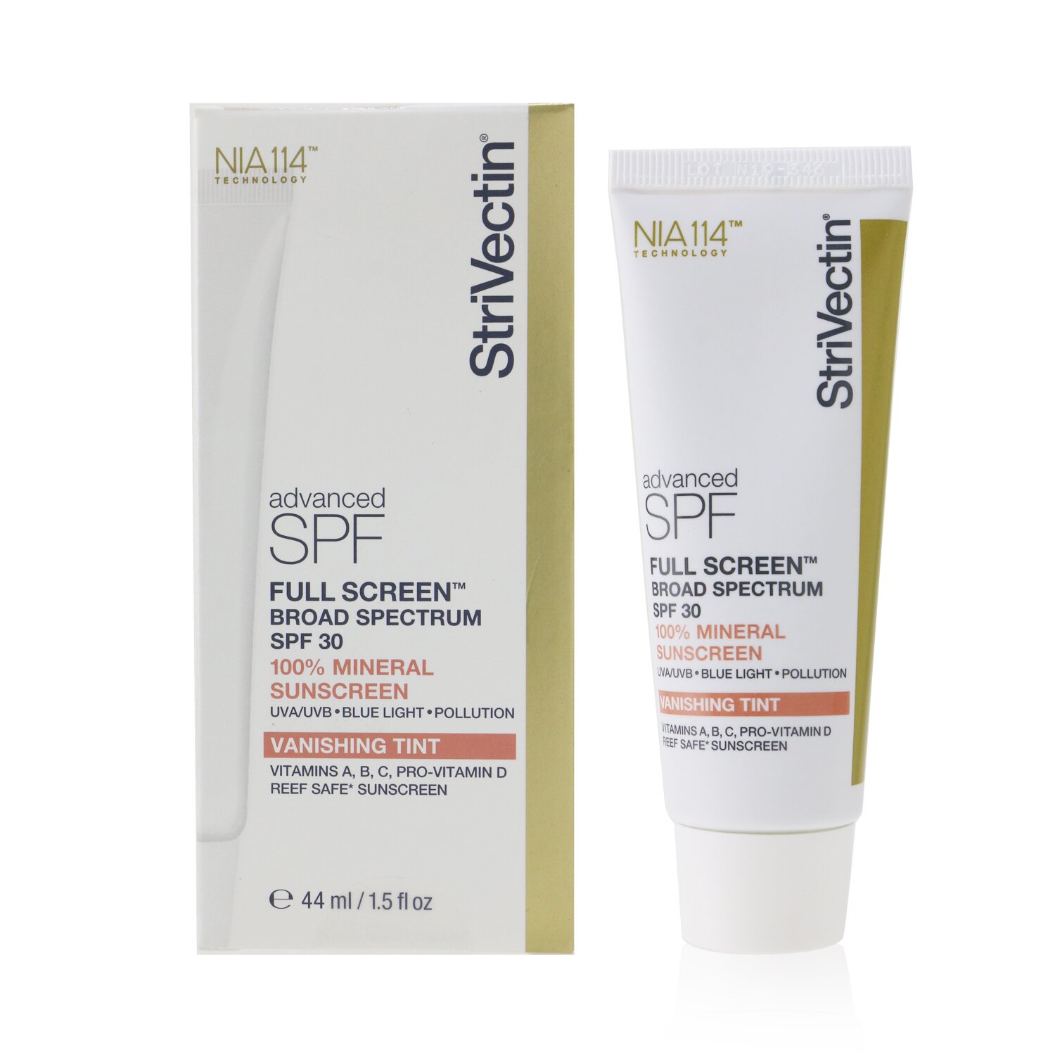 StriVectin Advanced SPF Full Screen Broad Spectrum SPF 30 (100% Mineral Sunscreen) - Vanishing Tint 44ml/1.5oz