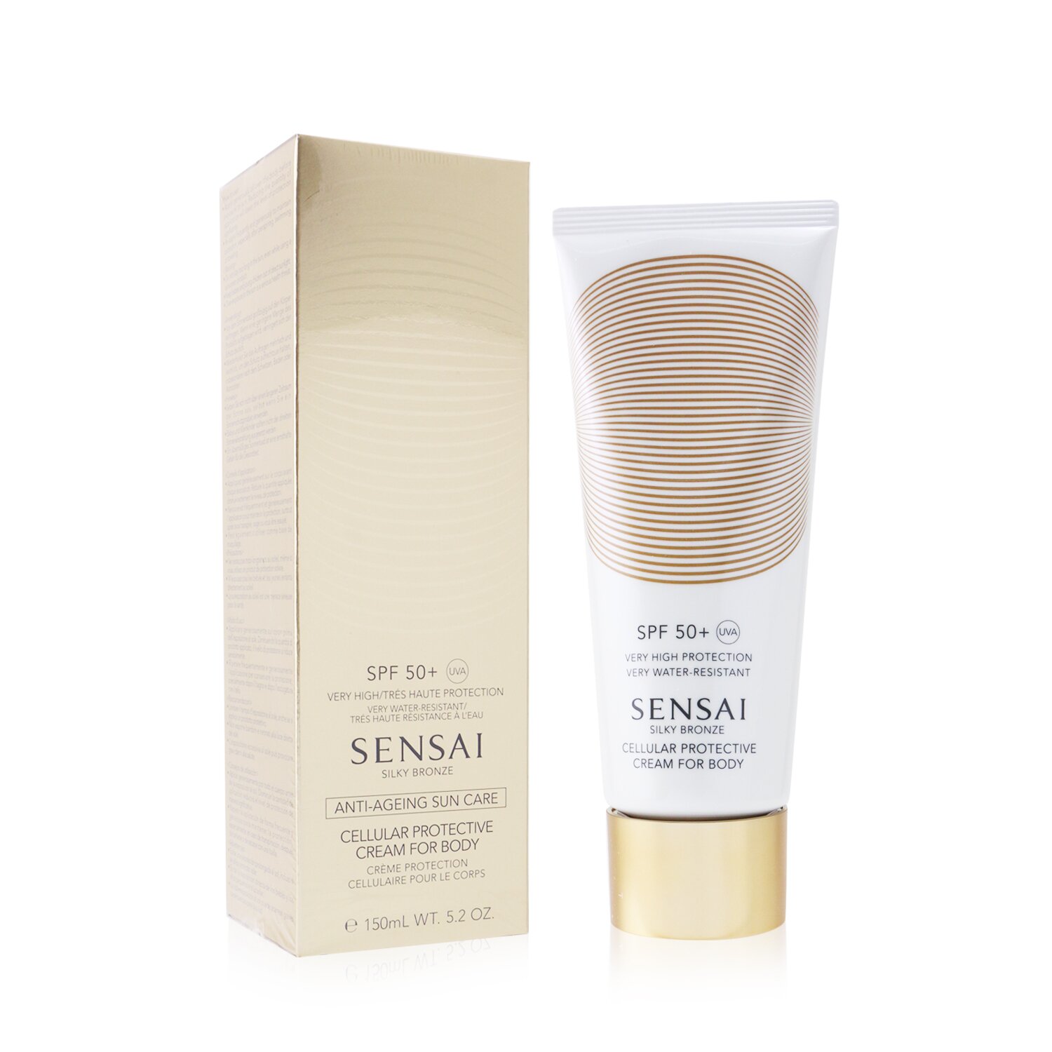 Kanebo Sensai Silky Bronze Anti-Ageing Sun Care - Cellular Protective Cream For Body SPF50 150ml/5.2oz