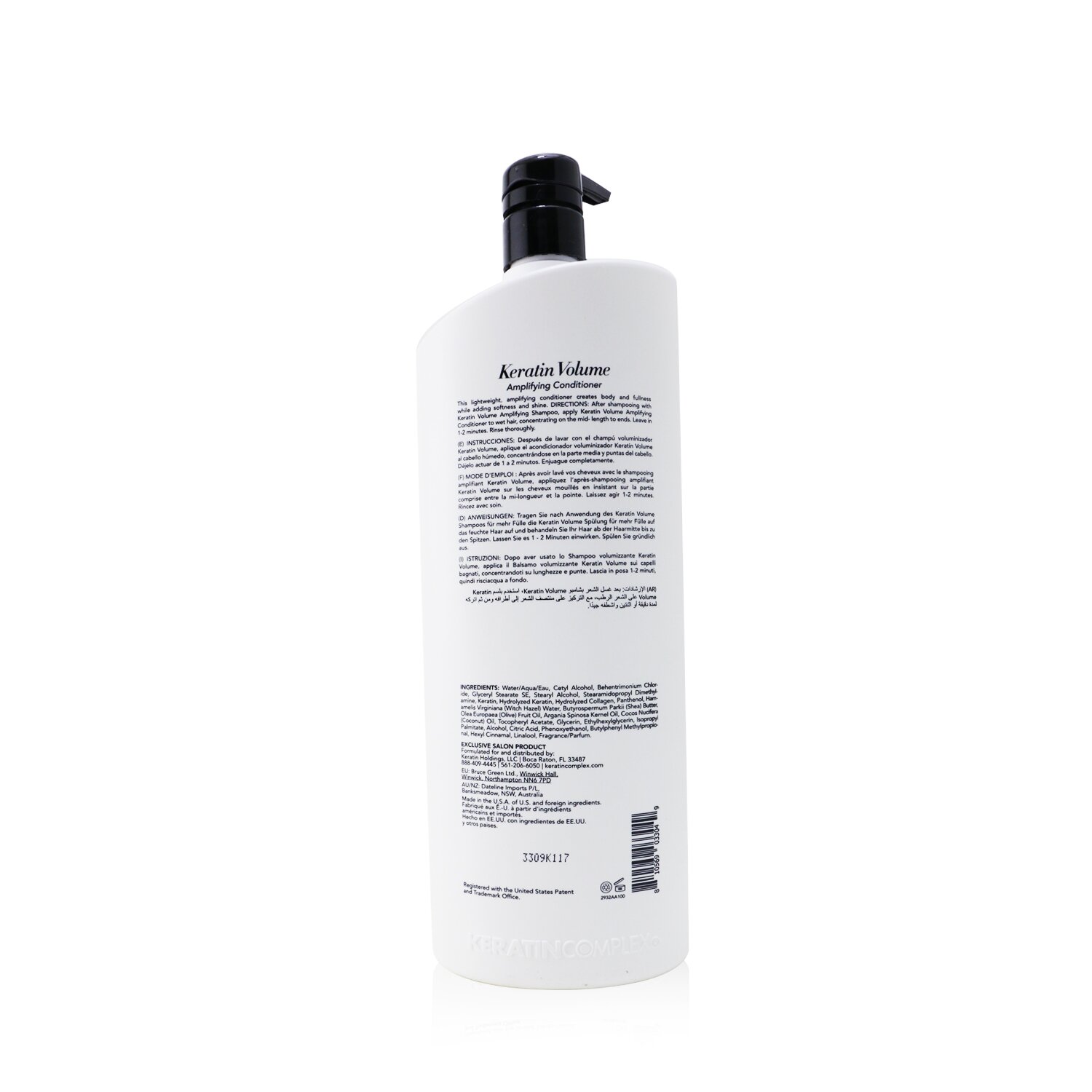 Keratin Complex Keratin Volume Amplifying Conditioner 1000ml/33.8oz