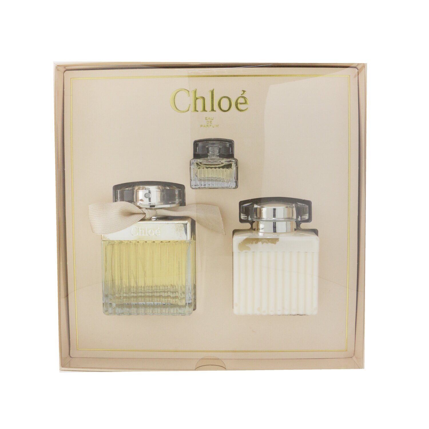 蔻依  Chloe 蔻依香氛套装：香水喷雾 75ml/2.5oz + 香氛身体乳 100ml/3.4oz + 香水 5ml/0.16oz 3pcs