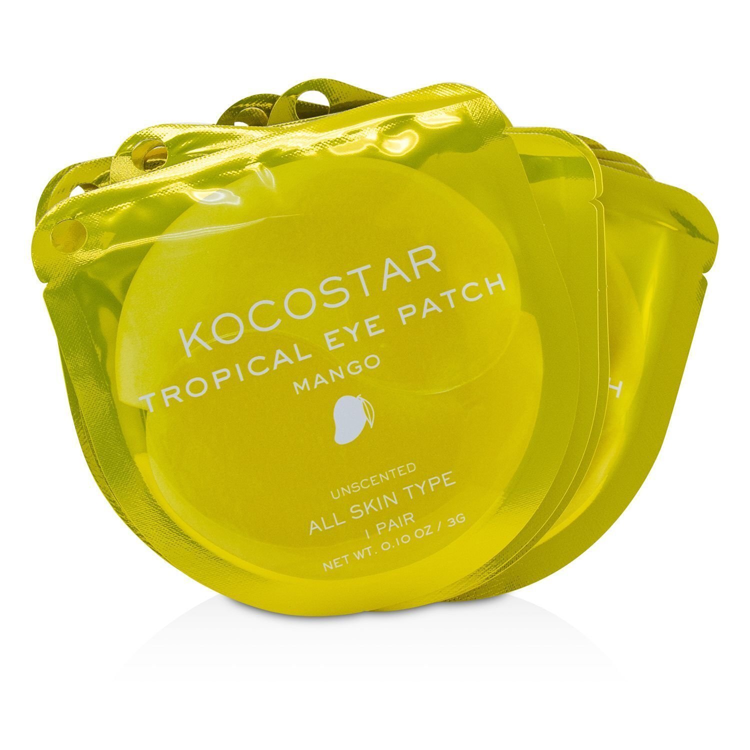 KOCOSTAR Tropical Eye Patch Unscented - Mango (Individually packed) (Exp. Date 03/2021) 10pairs