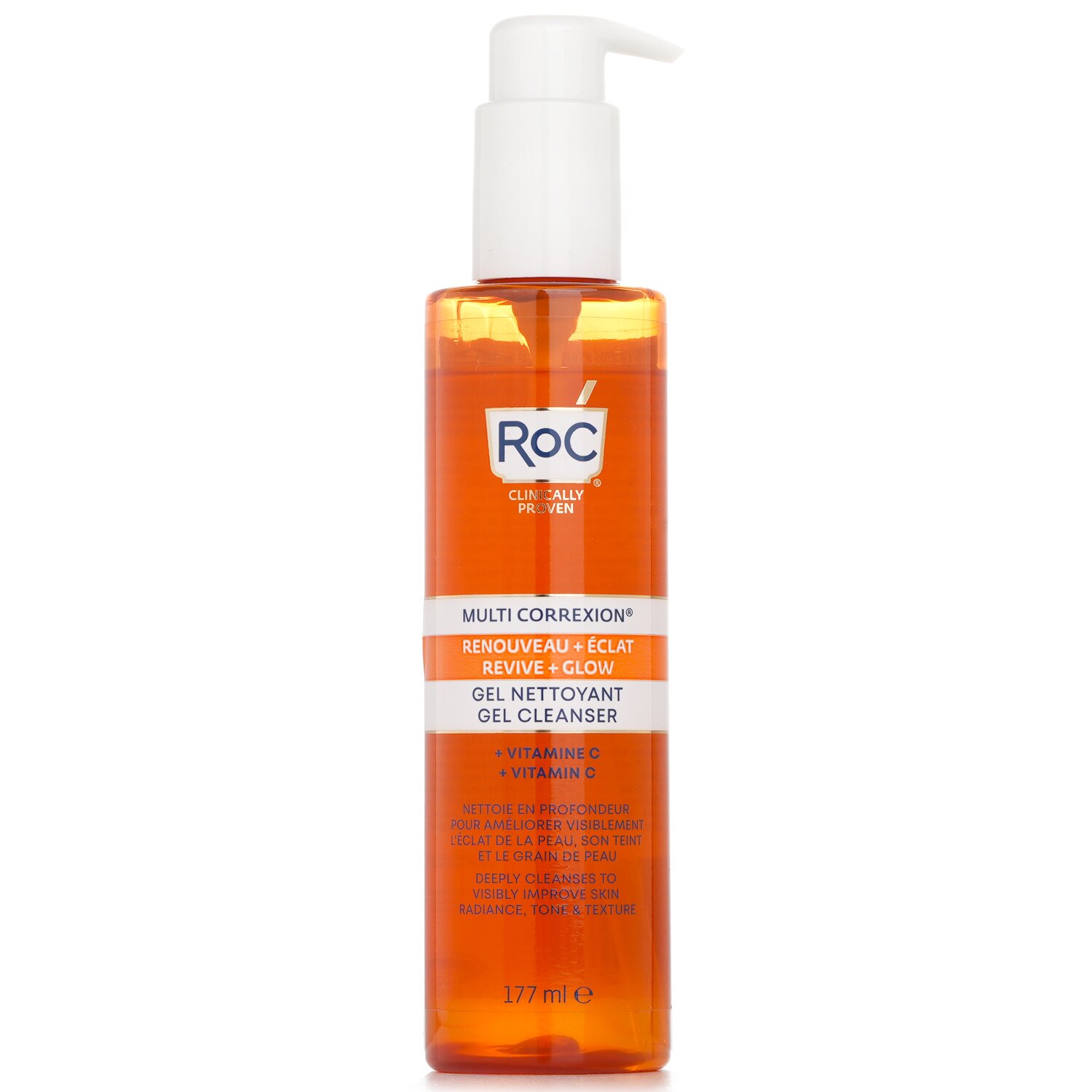 ROC Multi Correxion Revive + Glow Gel Cleanser 177ml/6oz