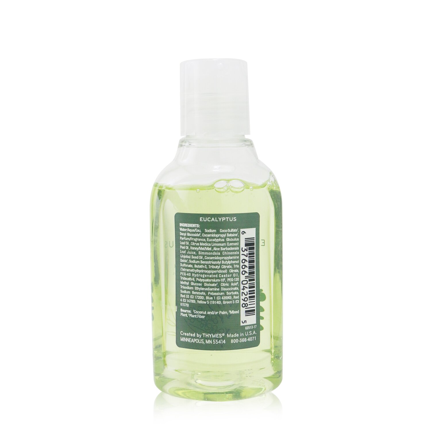 Thymes Eucalyptus Petite Body Wash 74ml/2.5oz