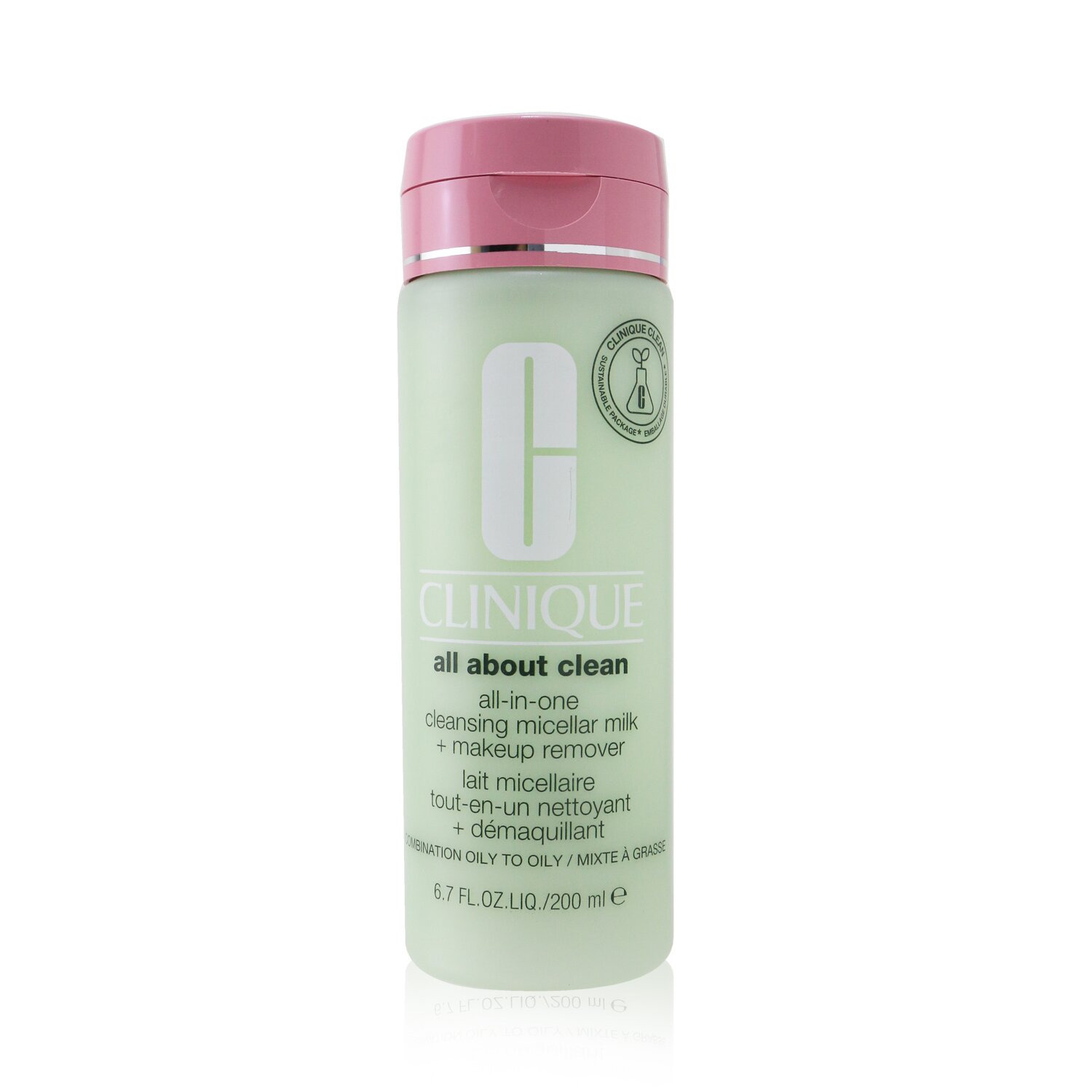 Clinique Clean All-In-One Təmizləyici Micellar Süd + Makiyaj Təmizləyicisi - Yağlıdan Yağlıya Qarışıq 200ml/6.7oz
