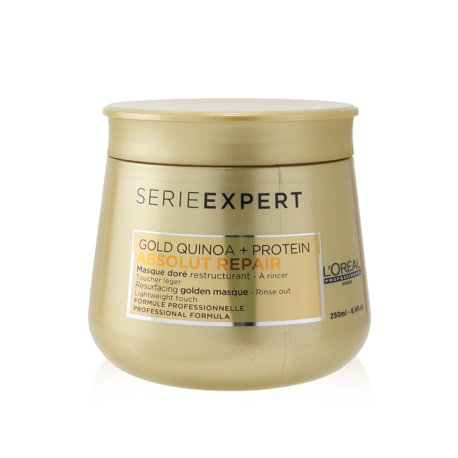 L'Oreal Professionnel Serie Expert - Absolut Repair Gold Quinoa + Protein Mascarilla Dorada Resurgidora (Toque Ligero) 250ml/8.4oz