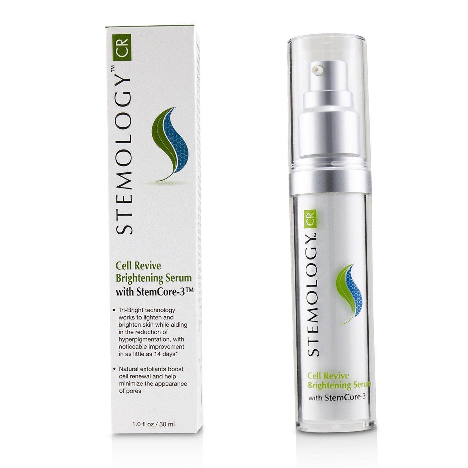 Stemology Cell Revive Brightening Serum With StemCore-3 (Exp. Date 05/2021) 30ml/1oz