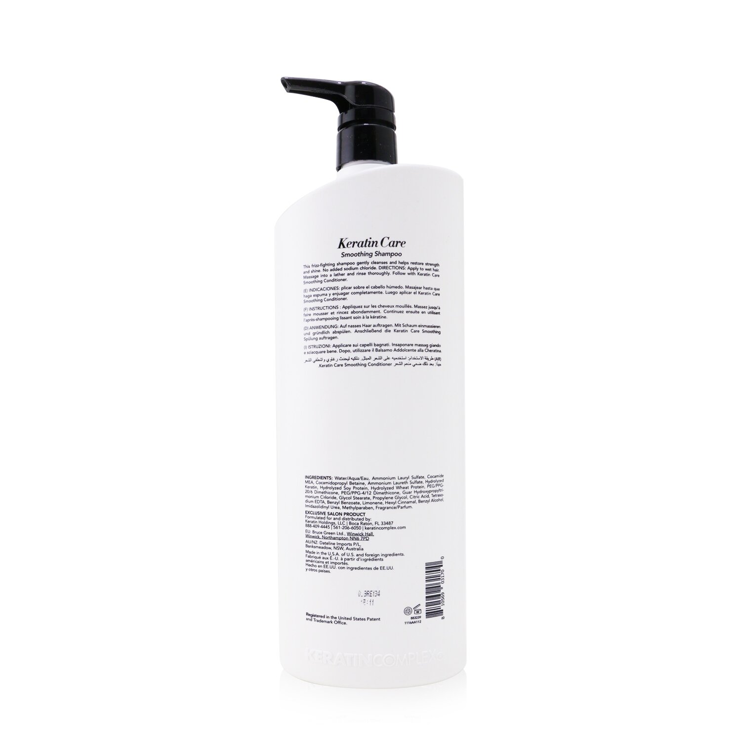 角蛋白护发 Keratin Complex  抗毛躁洗发水 1000ml/33.8oz