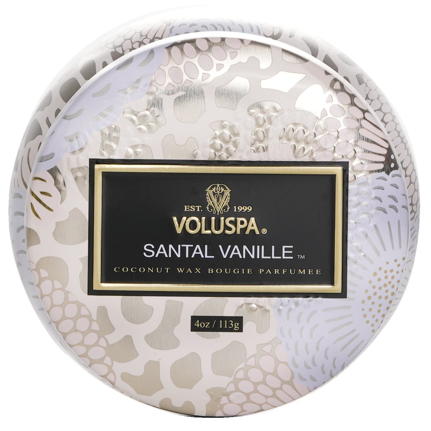 Voluspa Vela de Estaño Decorativa - Santal Vanille 113g/4oz