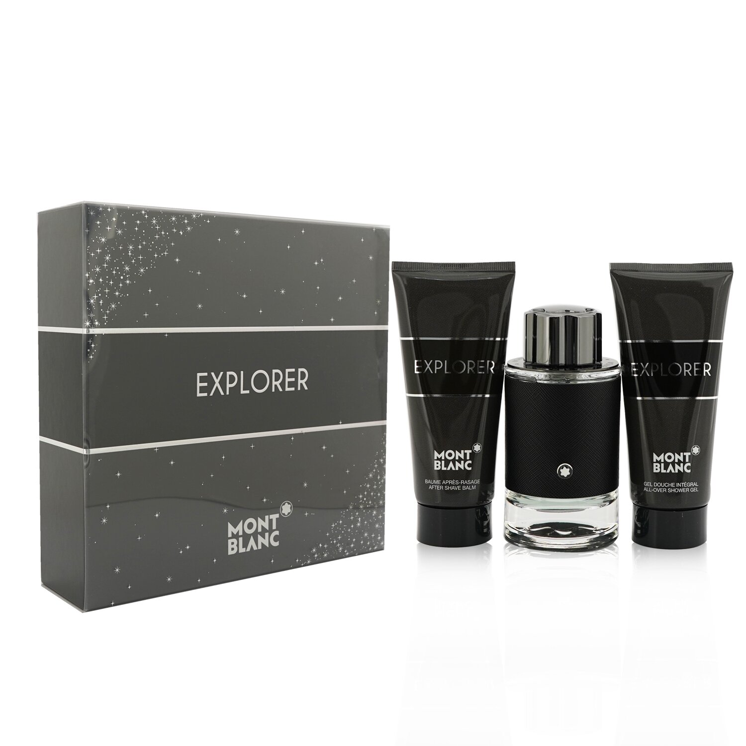 Montblanc Explorer Coffret : Eau De Perfum Spray 100ml/3.3oz + After Shave Balm 100ml/3.3oz + Shower Gel 100ml/3.3oz 3pcs