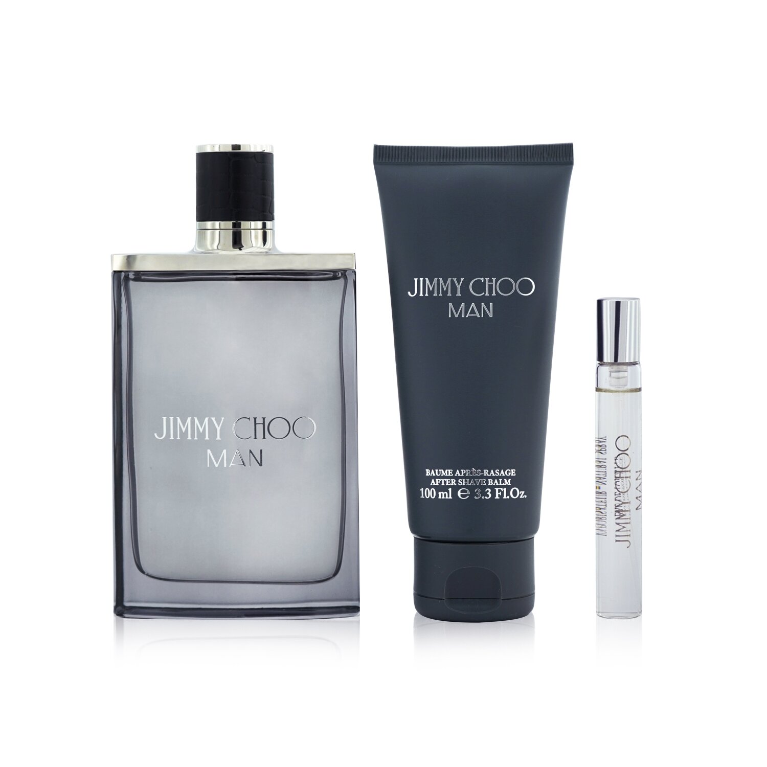 Jimmy Choo Jimmy Choo Coffret: Eau De Toilette Spray 100ml/3.4oz + Eau De Toilette Spray 7.5ml/0.25oz + After Shave Balm 100ml/3.3oz 3pcs