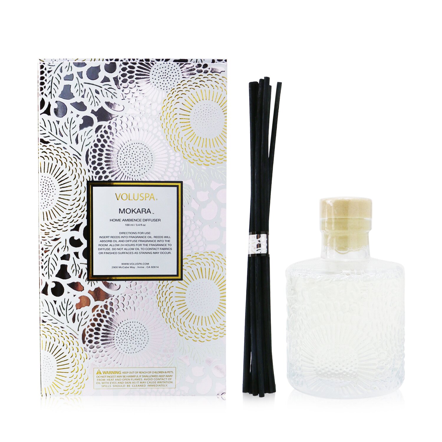 Voluspa Reed Diffuser - Mokara 100ml/3.4oz