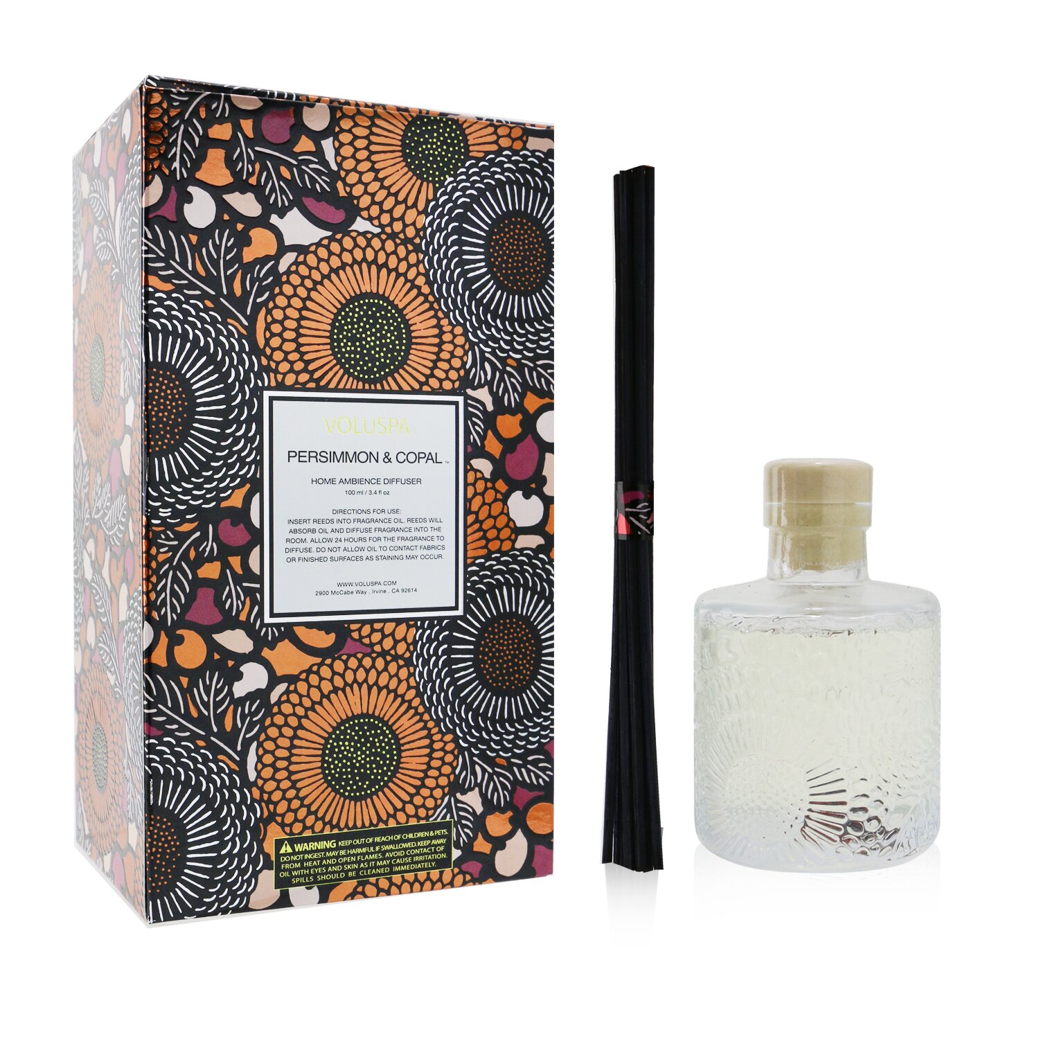 Voluspa Reed Diffuser - Persimmon Copal 100ml/3.4oz