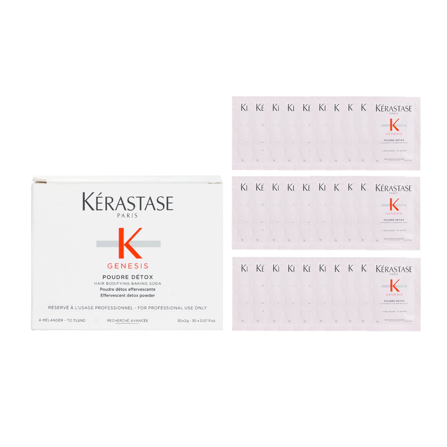 Kerastase Genesis Poudre Détox Hair Bodifying Baking Soda (Effervescent Detox Powder) 30x2g/0.07oz