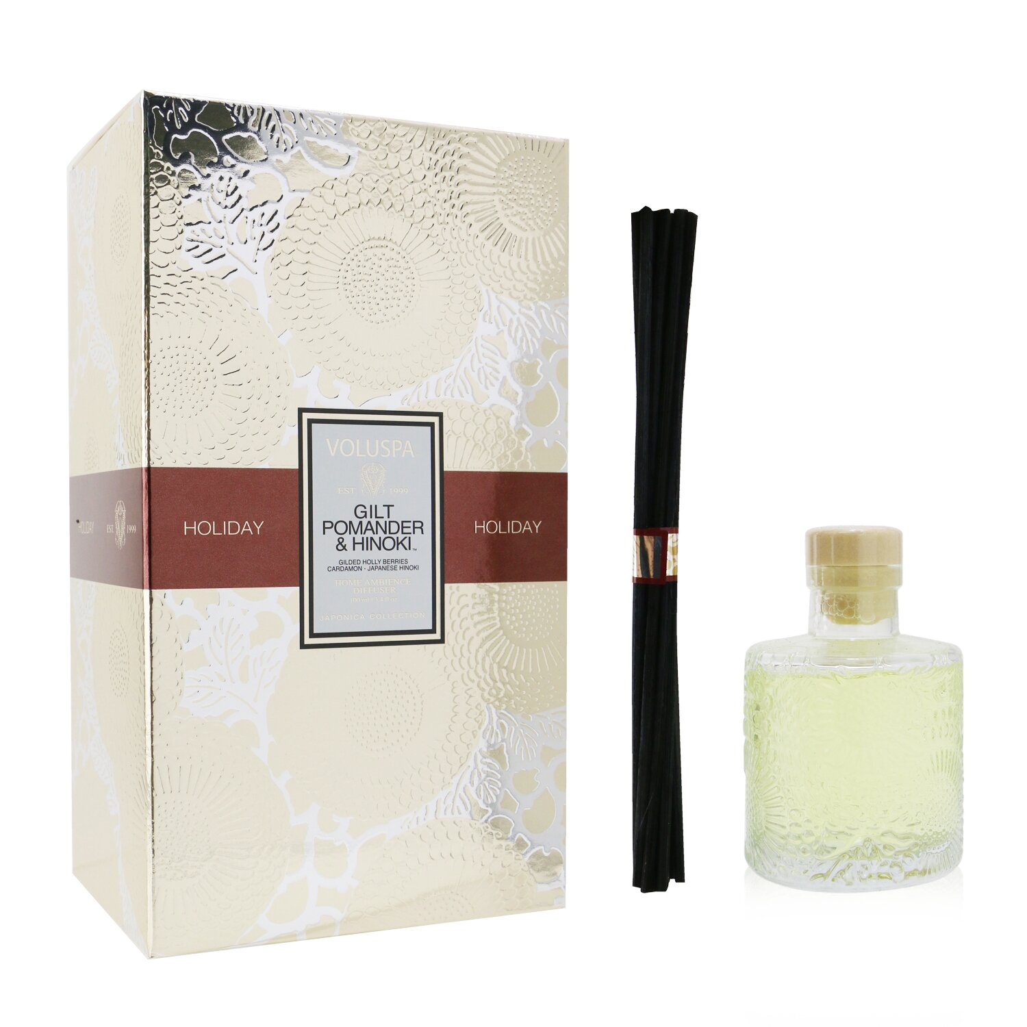Voluspa Reed Diffuser - Gilt Pomander & Hinoki 100ml/3.4oz