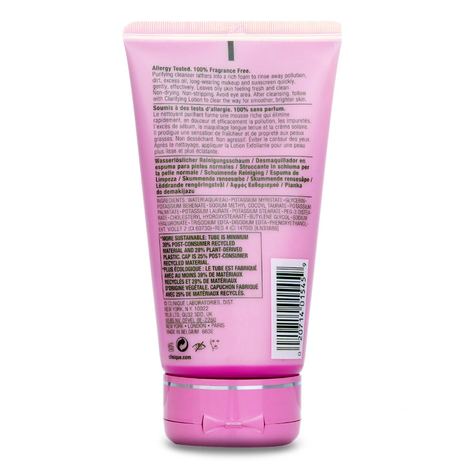 Clinique All About Clean Rinse-Off Limpiador Espumoso - Para Piel Mixta Grasa a Grasa 150ml/5oz