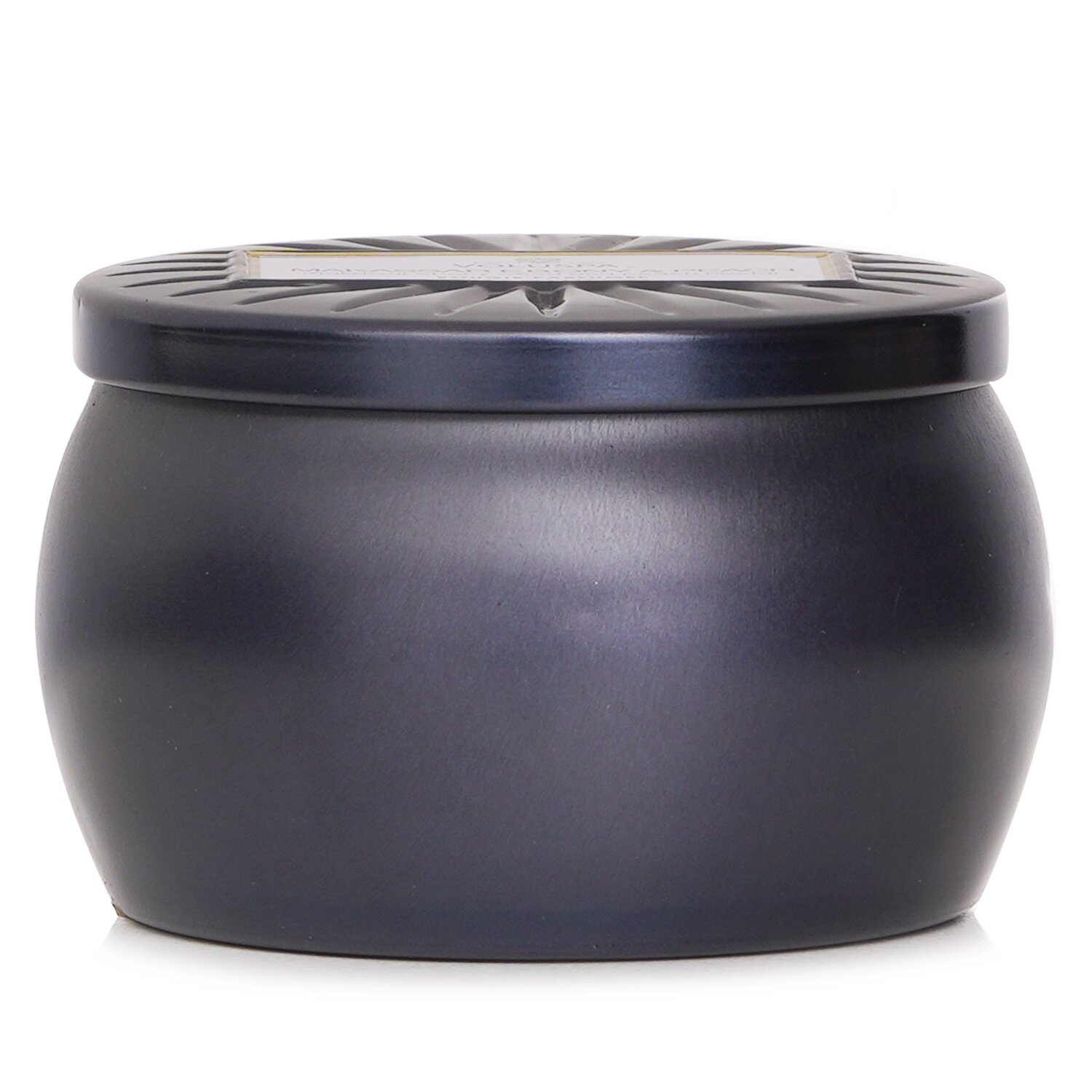 Voluspa شمع قصديري صغير - Makassar Ebony & Peach 127g/4.5oz