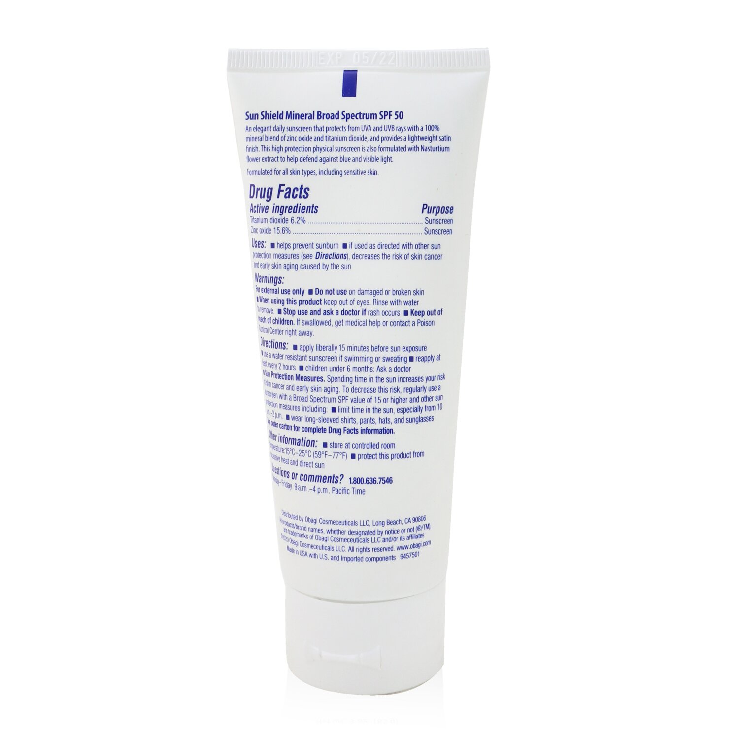 Obagi Sun Shield Mineral Broad Spectrum SPF 50 Sunscreen Lotion 85g/3oz