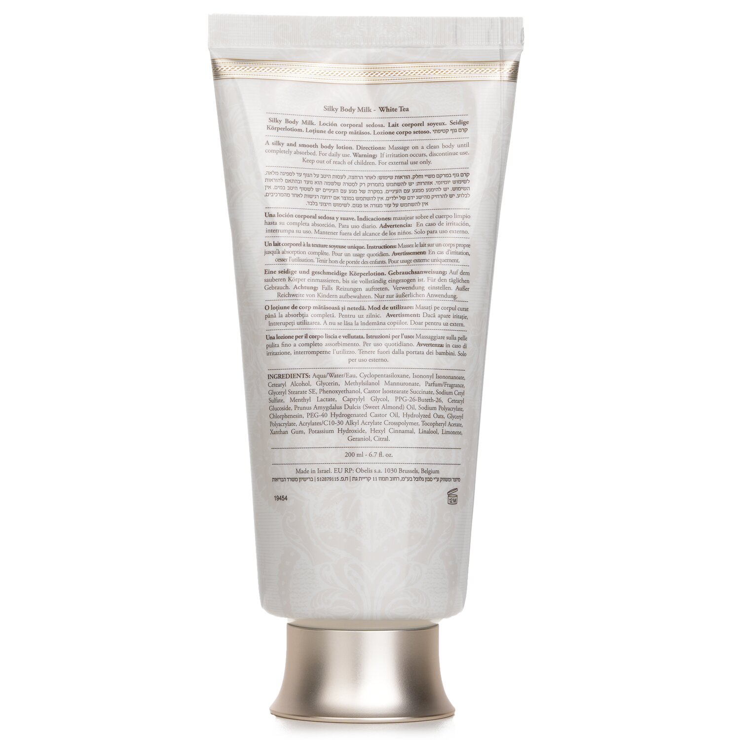 Sabon Silky Body Milk - White Tea 200ml/7oz