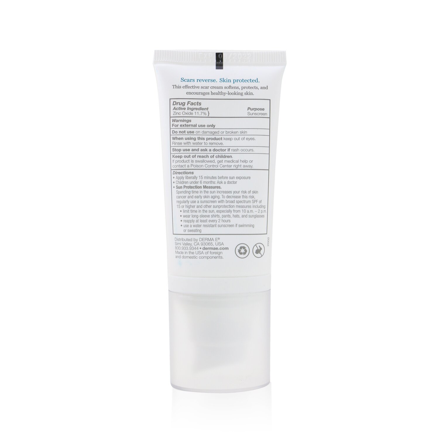 Derma E Therapeutic Scar Cream Sun Protectant SPF 35 43g/1.5oz