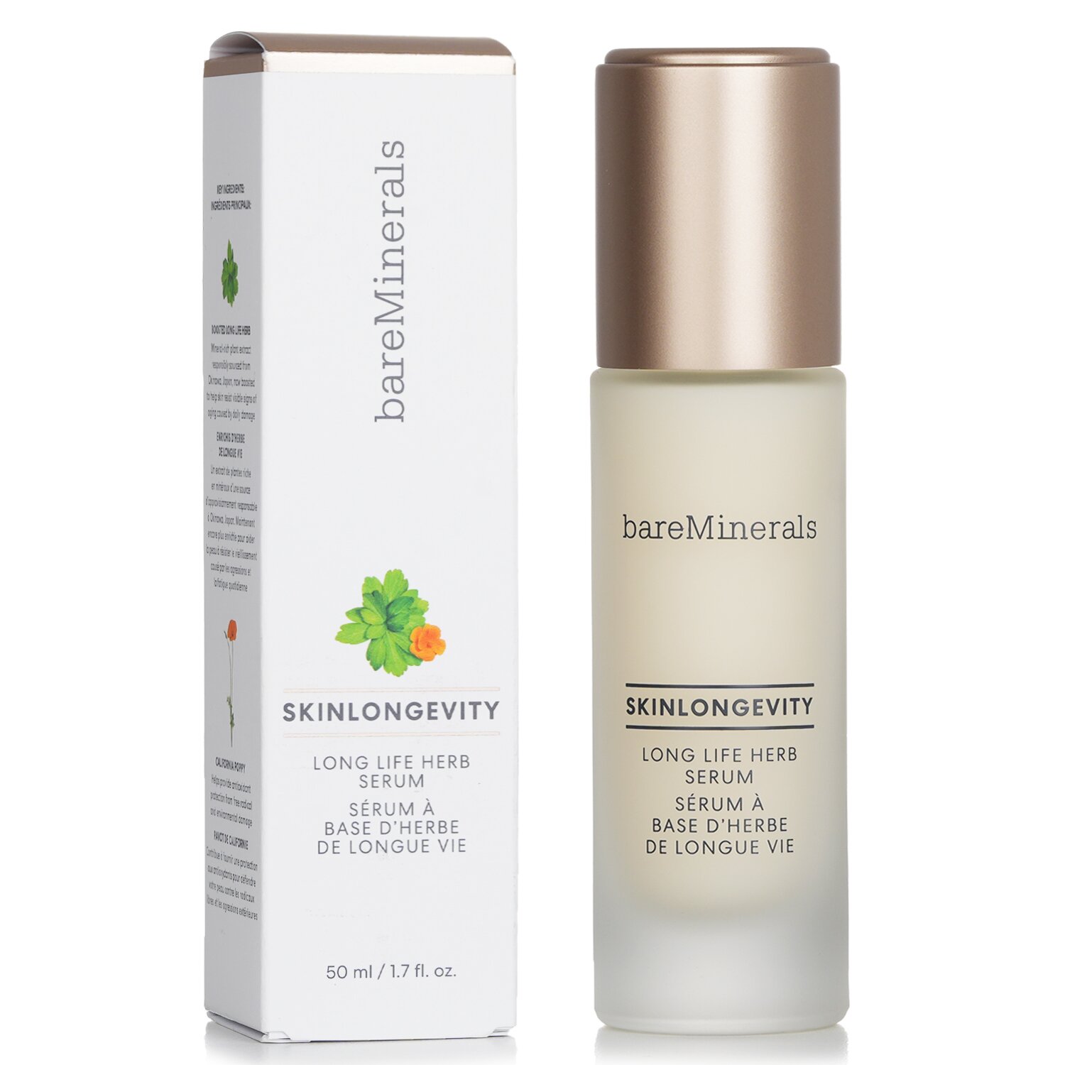 BareMinerals سيرم عشبي طويل الأمد Skinlongevity 50ml/1.7oz