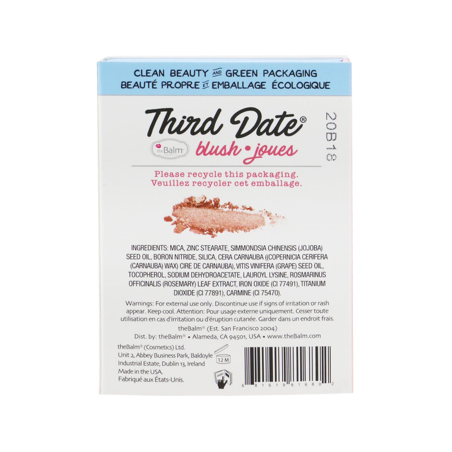 TheBalm Powder Blush 6.5g/0.23oz