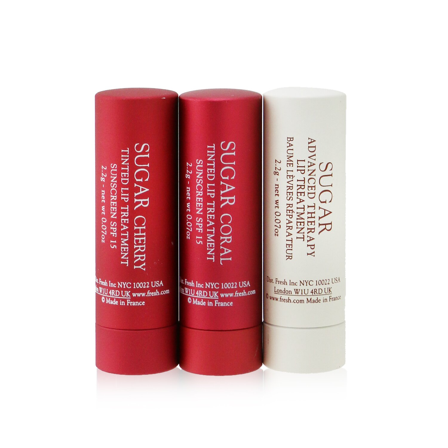 Fresh Sugar Lip Treatment Trio Set 3x2.2g/0.07oz