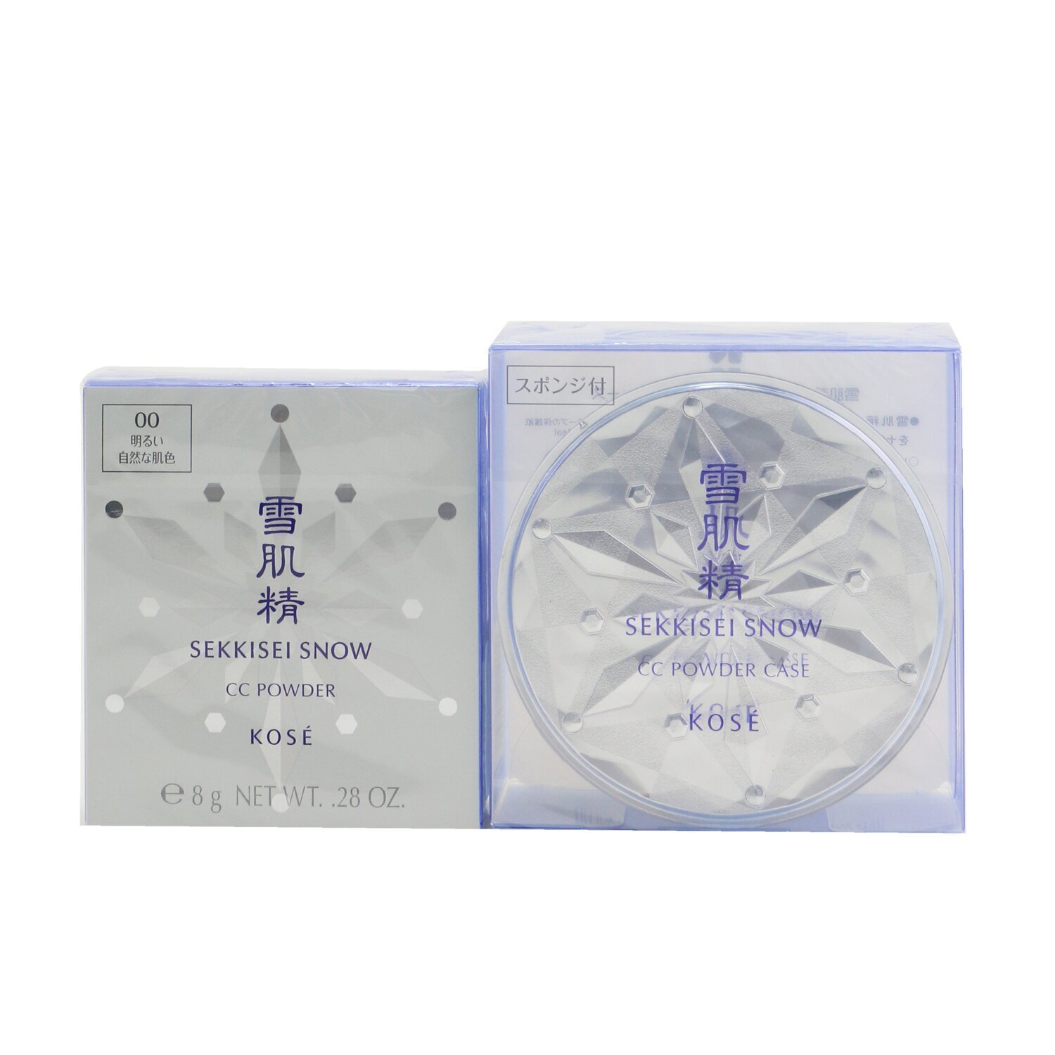 Kose Sekkisei Snow CC Powder SPF14 (Case + Refill) 8g/0.28oz