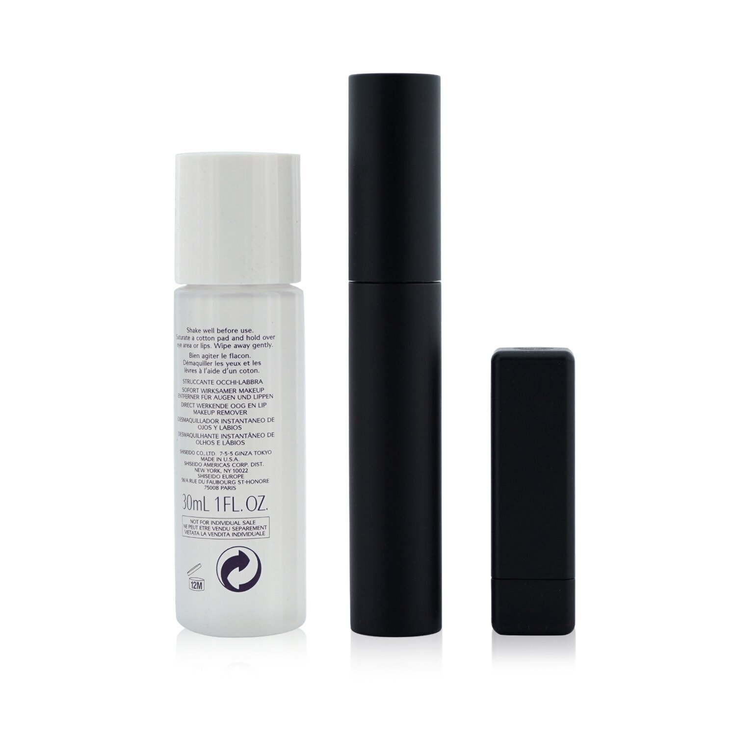 Shiseido Controlled Chaos MascaraInk Set (1x Controlled Chaos MascaraInk, 1x Modern Matte Powder Lipstick, 1x Instant Eye And Lip Makeup Remover) 3pcs