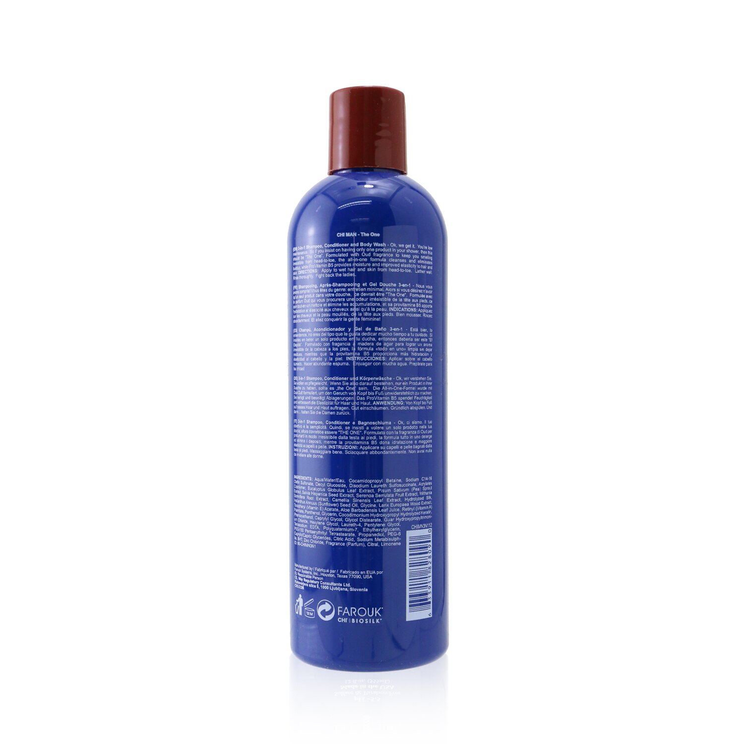 취 CHI 맨 더 원 샴푸 컨디셔너 앤 바디워시 355ml/12oz