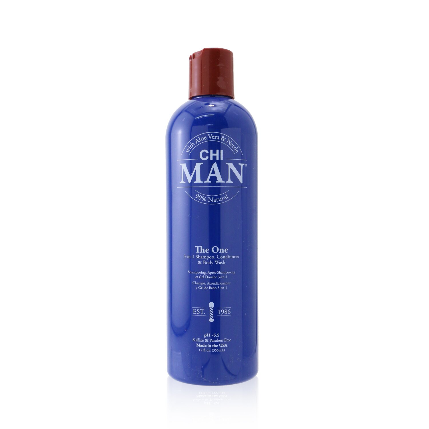 취 CHI 맨 더 원 샴푸 컨디셔너 앤 바디워시 355ml/12oz