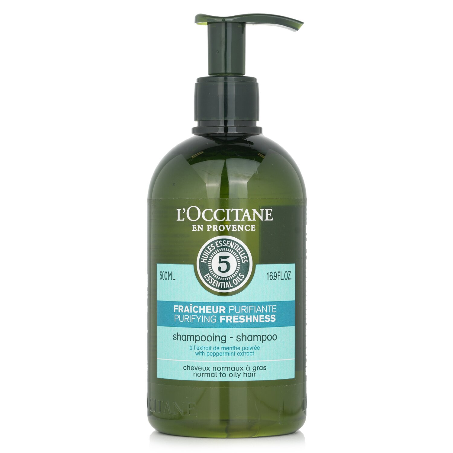 L'Occitane Aromachologie Очищающий Освежающий Шампунь (для Нормальных и Жирных Волос) 500ml/16.9oz