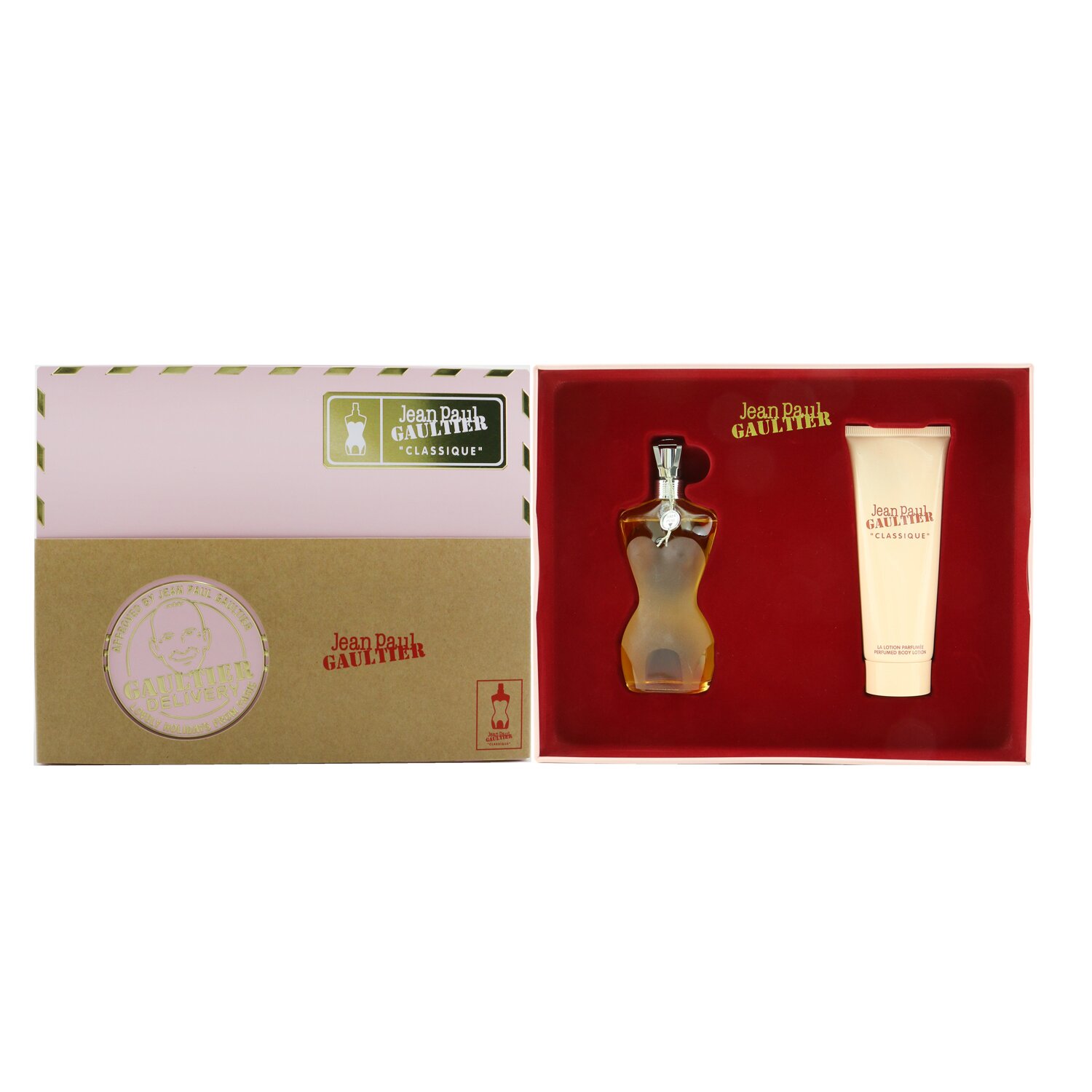 Jean Paul Gaultier Classique Coffret: Eau De Toilette Spray 50ml/1.7oz + Perfumed Body Lotion 75ml/2.5oz 2pcs