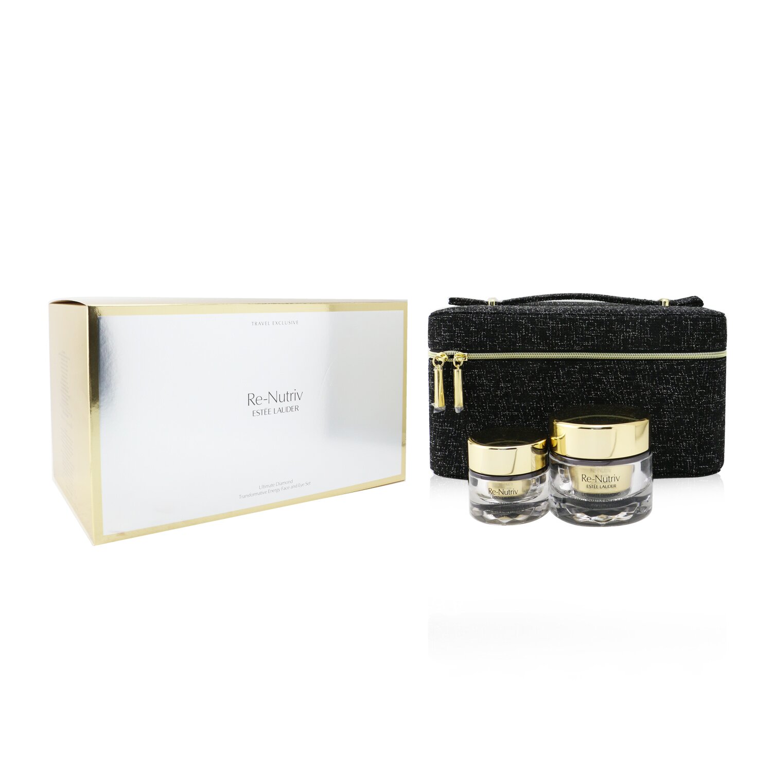 Estee Lauder Re-Nutriv Ultimate Diamond Transformative Energy Face & Eye Set: Energy Creme 50ml+ Energy Eye Creme 15ml 2pcs