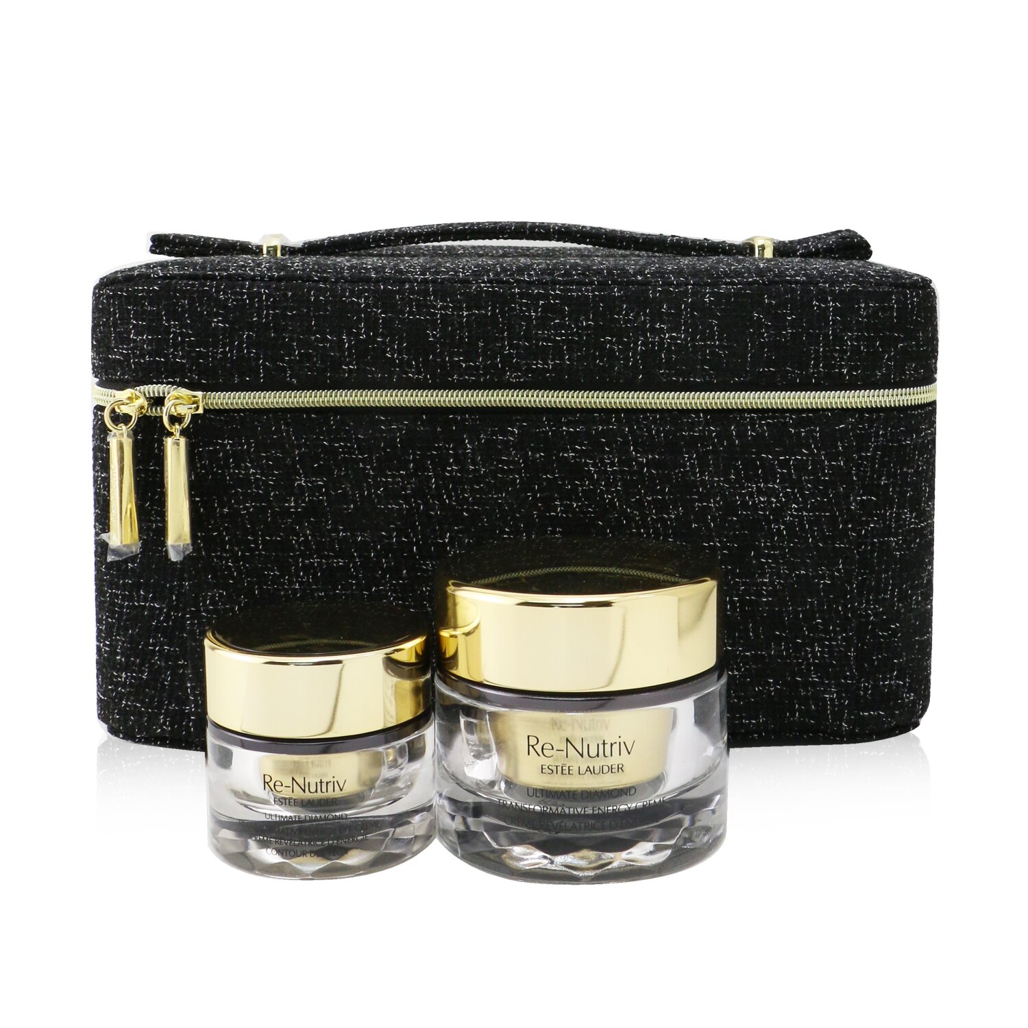 Estee Lauder Re-Nutriv Ultimate Diamond Transformative Energy Face & Eye Set: Energy Creme 50ml+ Energy Eye Creme 15ml 2pcs