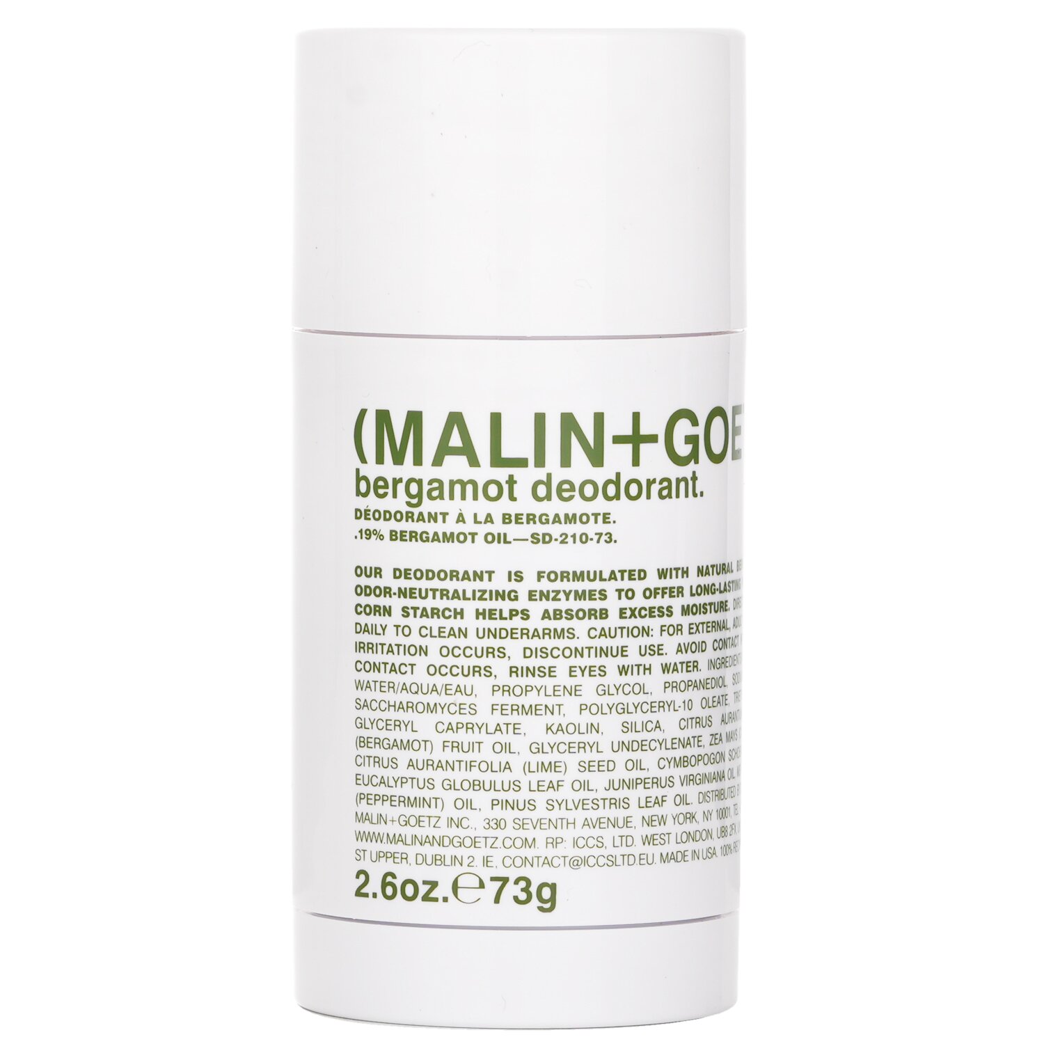 MALIN+GOETZ Bergamot Deodorant Stick 73g/2.6oz