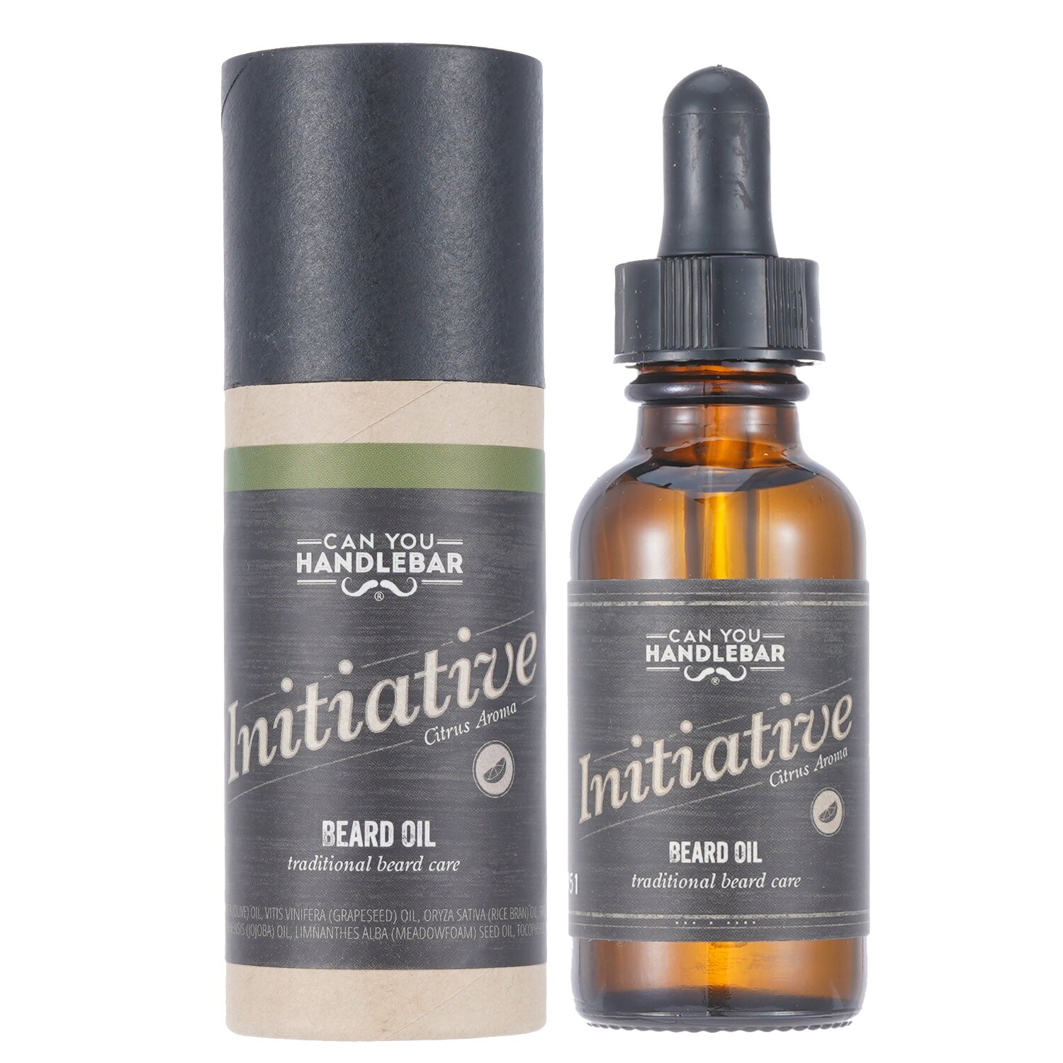 Can You Handlebar Beard Oil - Initiative (Citrus Aroma) 30ml/1oz