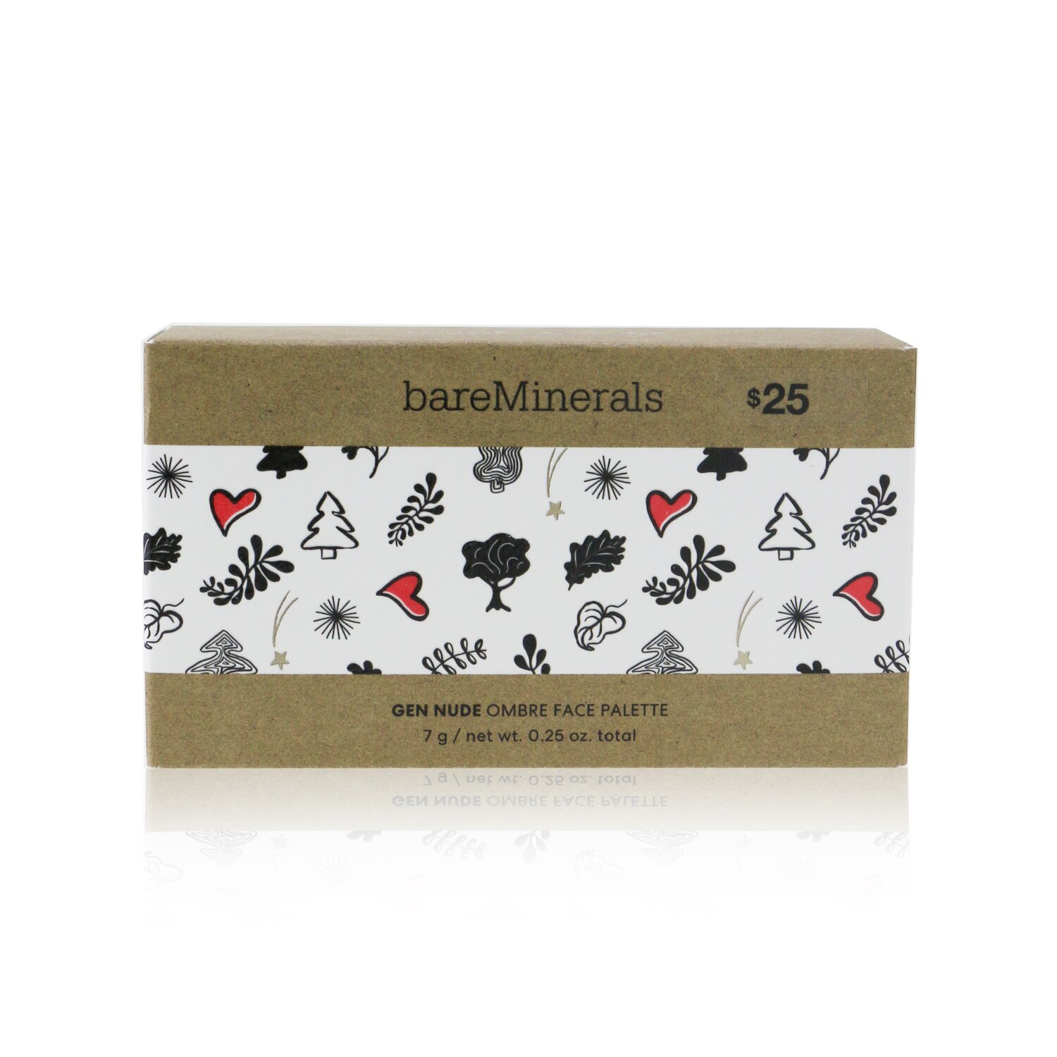 BareMinerals لوحة الوجه Gen Nude Ombre (أحمر خدود، برونزر، هايلايتر) (دفعة محدودة) 7g/0.25oz