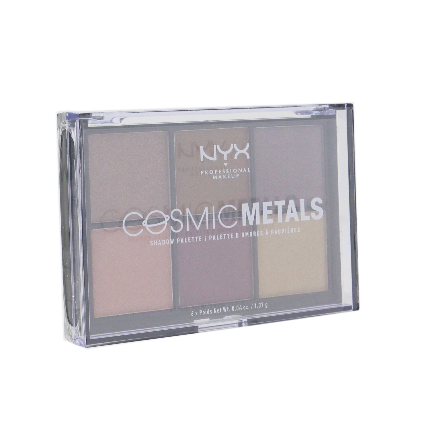 NYX Cosmic Metals Shadow Palette 6x 1.37g/0.04oz