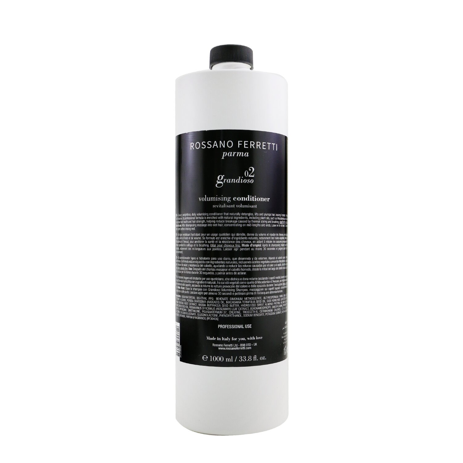 Rossano Ferretti Parma Grandioso 02 Acondicionador Voluminizante (Producto Salón) 1000ml/33.8oz