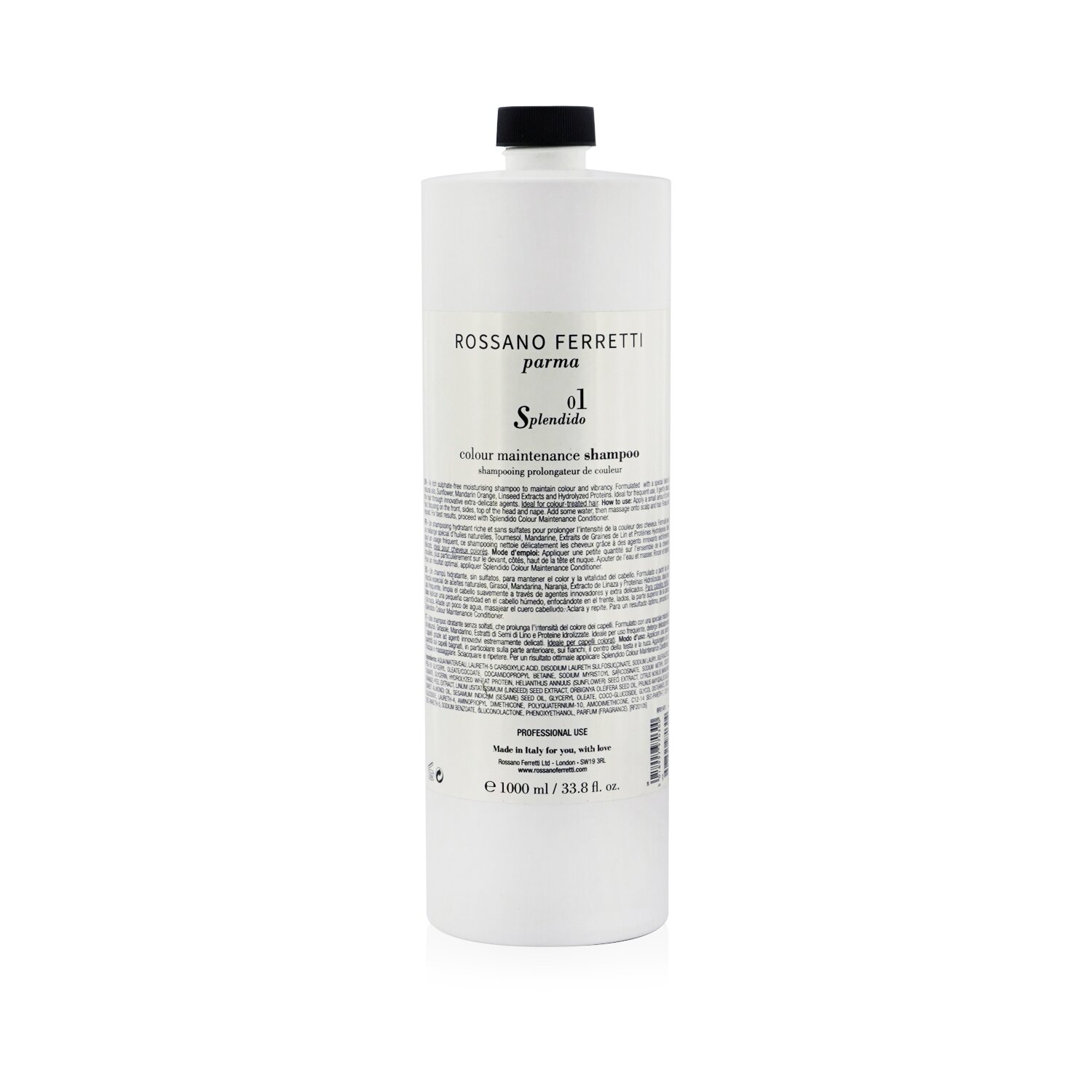 Rossano Ferretti Parma Splendido 01 Colour Maintenance Shampoo (Salon Product) 1000ml/33.8oz